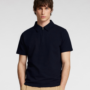 SELECTED HOMME Seersucker Polo Shirt